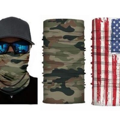 DESIGNER SCARF FACE MASK 1CT