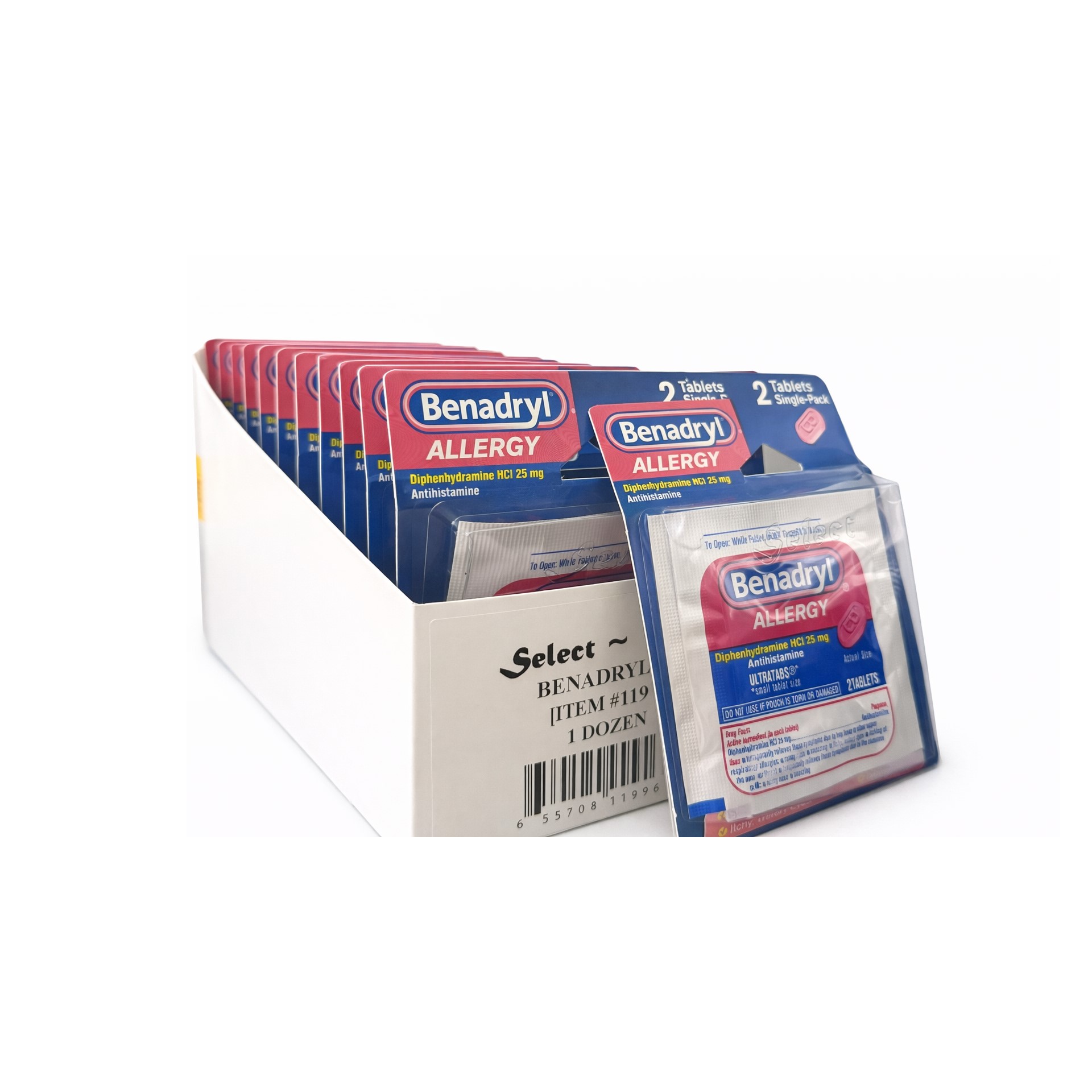 BENADRYL BLISTER 2 PACK 12CT