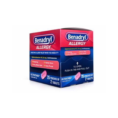BENADRYL ALLERGY BOX 2PK 25CT