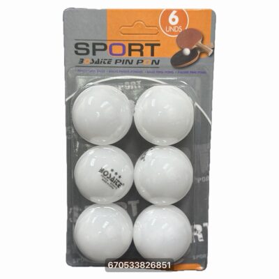Sky Bounc Ping Pong Balls White 6CT