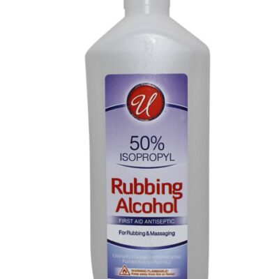 U RUBBING ALCHOHOL WHITE 50% 12OZ