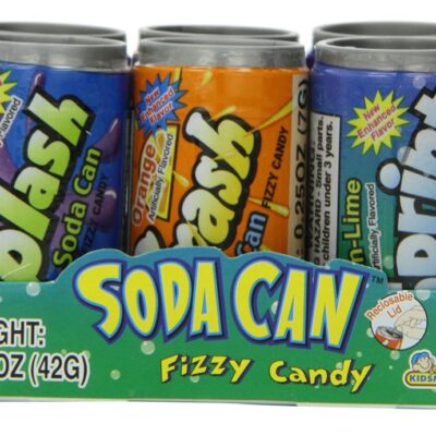SODA CAN FIZZY CANDY 12CT1.48 OZ