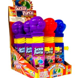 SUCKER PUNCH CANDY LOLIPOP 12CT