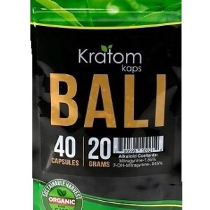 KRATOM KAPS BALI 20GM 40CT