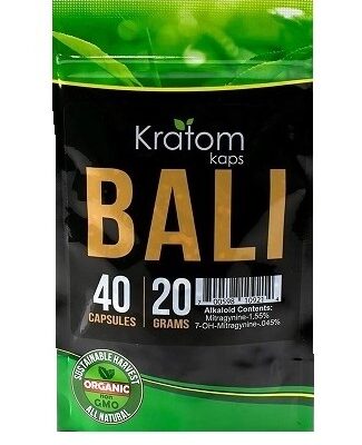 KRATOM KAPS BALI 20GM 40CT