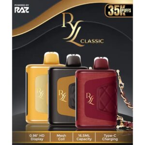RYL CLASSIC BY RAZ DISPOSABLE 35K 16.5ML 5CT