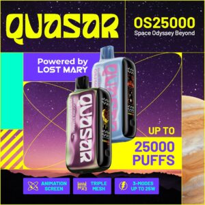 QUASAR BY LOST MARY DISPOSABLE OS25000 20ML 50MG 5CT