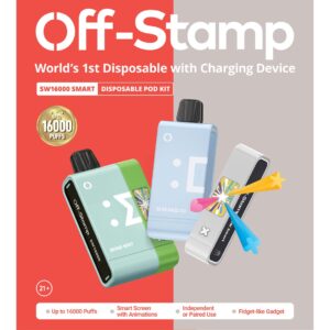 OFF STAMP SW16000 SMART KIT DISPOSABLE 16000 PUFFS 5CT