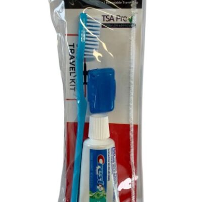 ORAL CREST TRAVEL KIT BRUSH & PASTE 1CT