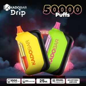 KADOBAR DRIP 50K PUFFS VISIBLE E-LIQUID 25ML 5CT