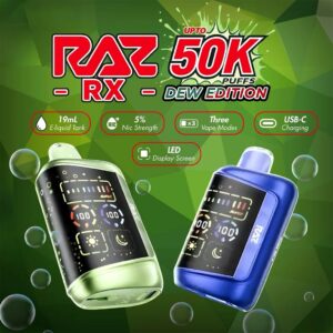 RAZ RX DEW EDITION 50000 DISPOSABLE 5% 5CT