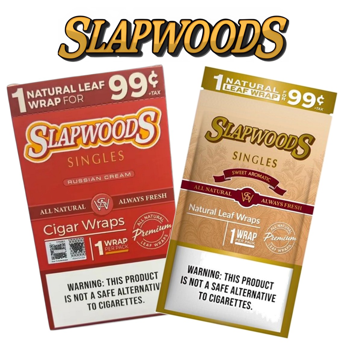 Slapwoods Singles Leaf Wraps $0.99 20CT
