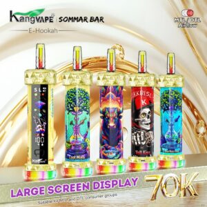 KANGVAPE HOOKAH DISPOSABLE SOMMAR BAR 70K PUFFS 1CT