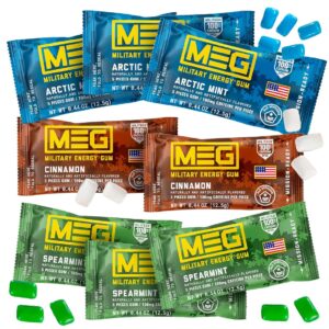 MEG MILITARY ENERGY GUM 5.3OZ 12CT