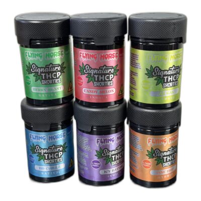 FLYING HORSE PREROLL SIGNATURE THCP SHORTIES 0.75GMS 10CT JAR