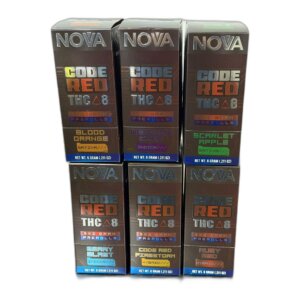 NOVA PREROLL CODE RED THC D8 2 GMS 3CT 10PK