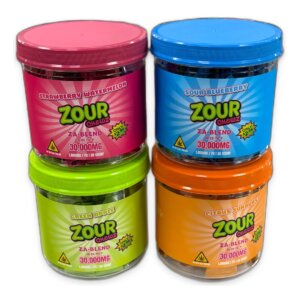 ZOUR CHEWZ GUMMIES ZA BLEND D8+D9+THC-P 1000MG 30CT JAR
