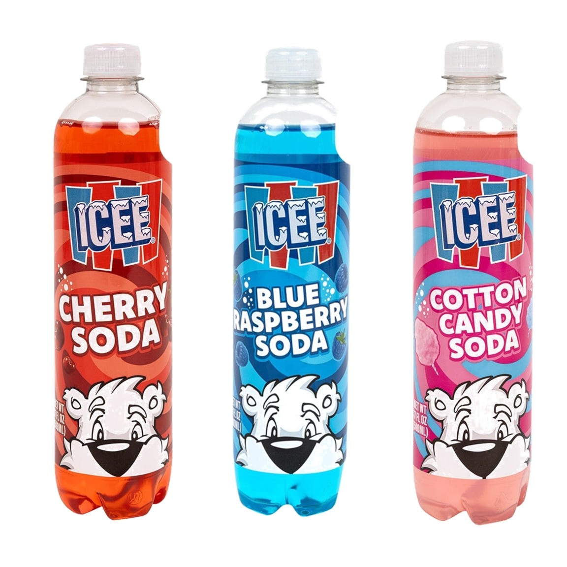 Icee Soda  17OZ 12CT