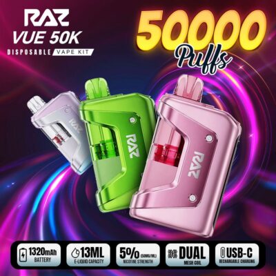 RAZ VUE 50000 PUFFS PODS DISPOSABLE 13ML 5CT