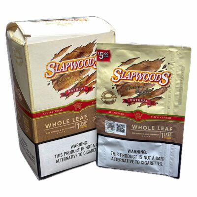 SLAPWOODS CIGAR WHOLE LEAF WRAPS $5.99 10CT
