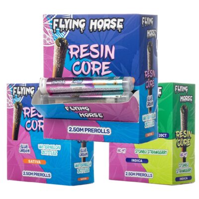 FLYING HORSE PREROLL RESIN CORE 2.5GM 20CT