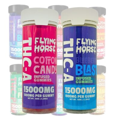 FLYING HORSE GUMMY THCP 15000MG 15CT JAR
