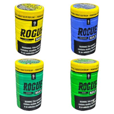 ROGUE MAX NICOTINE POUCH $3.99 9MG 5CT