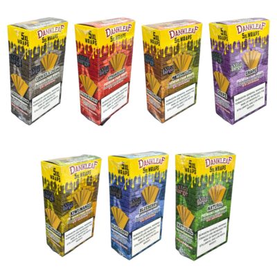 DANKLEAF XTRA LARGE CIGAR WRAPS 5PK 20CT