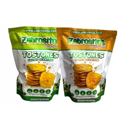 ZABROSITOS SWEET PLANTAIN CHIPS 4OZ CT