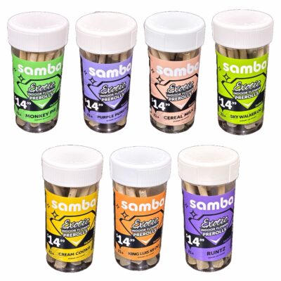 Samba Exotic Pre-Rolls $14.99 Pre-Priced 2.0GM 10CT Jar