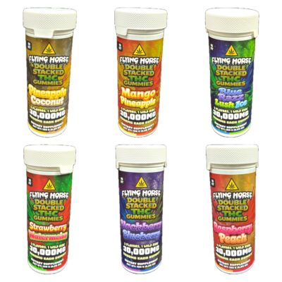 Flying Horse 2IN 1 Gummy Double Stacked Thcp 30000MG 15CT Jar