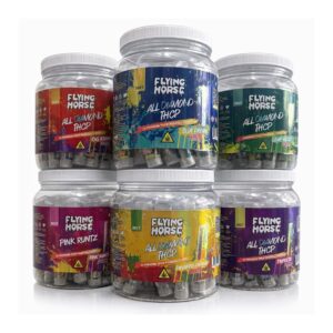 FLYING HORSE PREROLLS ALL DIAMOND THCP 30CT JAR