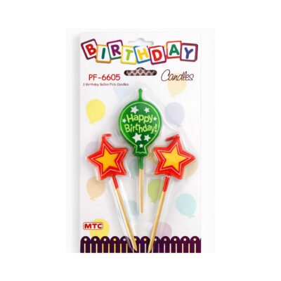 HAPPY BIRTHDAY CANDLES - 1CT