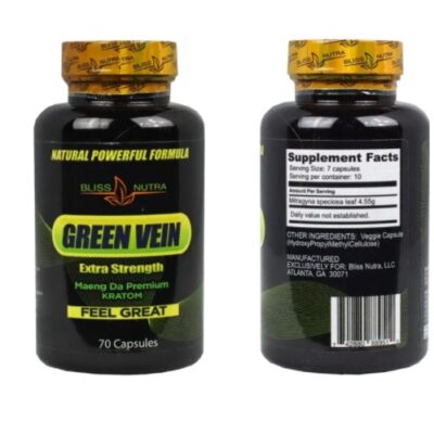 GREEN VEIN MAENG DA BOTTLE 70CT