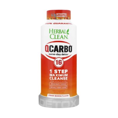 Herbal Clean Qcarbo Detox Drink 16OZ