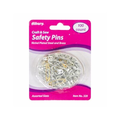 ALLARY SAFETY PINS 100CT