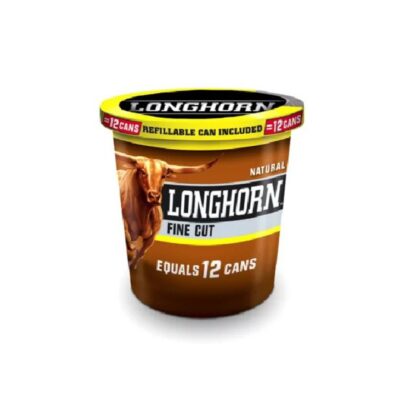 LONGHORN MOIST SNUFF TUB 14.4 OZ (FINE CUT NATURAL)