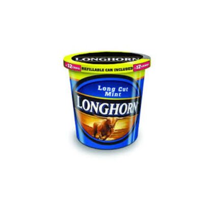 LONGHORN MOIST SNUFF TUB 14.4 OZ (LONG CUT MINT)