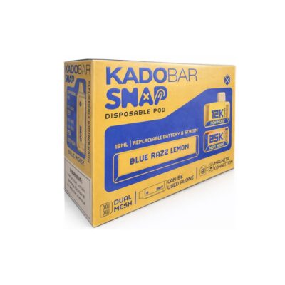 KADOBAR SNAP 25K PUFFS DISPOSABLE POD 5% 5CT