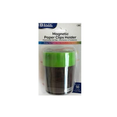 BAZIC MAGNETIC PAPER CLIPS MAGNETIC HOLDER