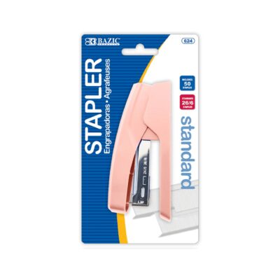 BAZIC STAPLER WITH STAPLES 500 CT