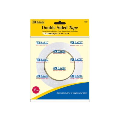 BAZIC DOUBLE SIDED TAPE 1 X 1296 25MM X 32.9M