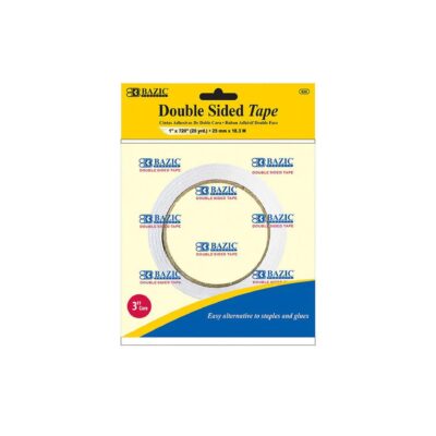 BAZIC DOUBLE SIDED TAPE 25MM 20 YARD 1CT