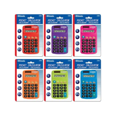 BAZIK POCKET CALCULATOR 1CT