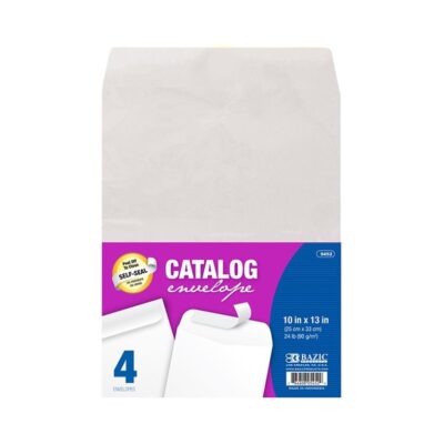 BAZIC CATALOG ENVELOPE 10X13 4CT