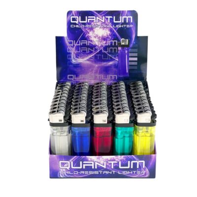 QUANTUM CLEAR LIGHTER 50CT
