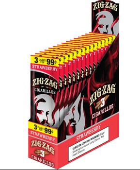 ZIG ZAG 3/99 3PK 15CT STRAWBERRY