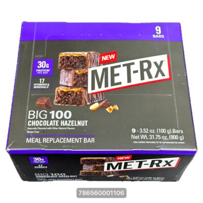 Met Rx Big 100 Protein Bar 3.52OZ 9CT