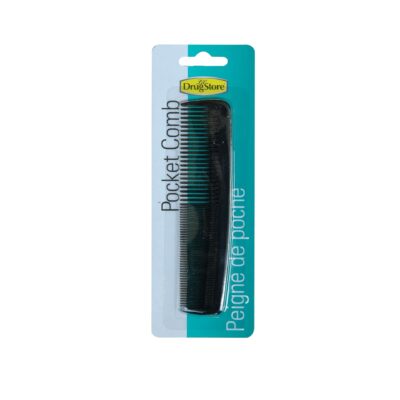 SCUNCI POCKET COMB BLACK 1CT
