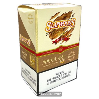 Slapwoods Cigar Whole Leaf Wraps $5.99 10CT